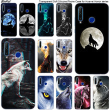 Hot Animal wolf Soft Silicone Phone Case for Huawei Honor 20 20i 10 9 8 Lite 8X 8C 8A 8S 7S 7A Pro View 20 Fashion Cover 2024 - buy cheap