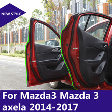 Резиновое уплотнение для автомобиля Mazda3 Mazda 3 axela 2014-2017 Звукоизоляционная уплотнительная полоса для кромки отделка шумоизоляция дверная уплотнительная полоса 2024 - купить недорого