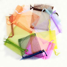 15*20cm 50pcs Multicolor Gift Bags For Jewelry/wedding/christmas/birthday Yarn Bag With Handles Packaging Organza Bags 2024 - buy cheap