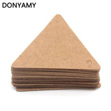 DONYAMY 50PCS 5cm Mini Label Paper Tag Gift Hang Card Price Blank Karft Luggage Wedding Party 2024 - buy cheap