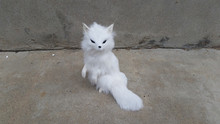 new cute simulation fox model polyethylene&fur white fox doll about 16x15cm 0893 2024 - buy cheap