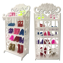 NK One Set Newest Doll Shoes Rack Playhouse Accessories For Barbie Doll Furniture Kids Best Gift For Girl's DZ 2024 - buy cheap