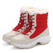 winter boots women non-slip waterproof winter ankle snow boots women platform winter shoes with thick fur botas mujer 2024 - buy cheap