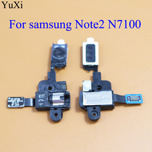 YuXi para Samsung Note 2 N7100 I317 auricular altavoz Flex Cable cinta partes de reparación auriculares para Note 2 2024 - compra barato