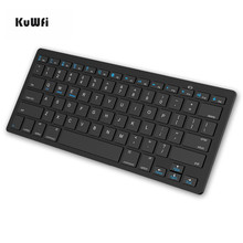 Kuwfi-teclado sem fio ultrafino 3.0, usb, para apple, ipad, série, sistema ios/windows 2024 - compre barato