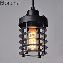 Vintage Pendant Lights Iron Hanging Lamp Loft Retro Lamp for Industrial Restaurant Living Room Cafe Decor Lighting Led Fixtures 2024 - buy cheap