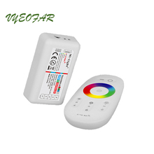 Milight RGBW LED Strip Controller 12V 24V 2.4GHz RF Wireless Touch Remote 4 Channel Control 5050 3528 RGB Strip Dim 2024 - buy cheap