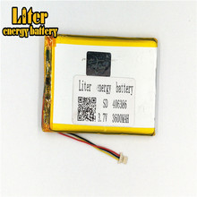 1.0 MILÍMETROS 3pin conector 406386 3.7v 3600mah recarregável de polímero de lítio Tablet PC Produtos Digitais 2024 - compre barato