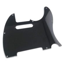 Black 3 PLY Electric Guitar Pickguard For Tele Style Electric Guitar 2024 - buy cheap