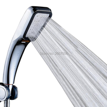 GIZERO 300 Holes High Pressure HandShower Head Water Saving Rainfall Shower Head Bathroom Square Spray Nozzle Head Silver GI1332 2024 - buy cheap