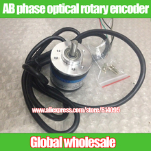 Free shipping optical rotary encoder / 600 pulse 600 lines AB phase 5-24V encoder / optical encoder 2024 - buy cheap