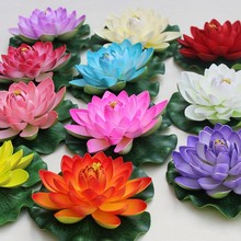 Diameter 60cm Large artificial lotus flower Floating pool decoration six color in stock free shipping 2024 - buy cheap