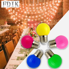 Colorful LED Globe Bulb E27 1W 3W 220V LED Light bulbs SMD2835 Energy Saving Lamp Decoration Bar Lights For New Year Chrismas 2024 - buy cheap