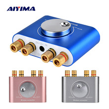 AIYIMA Bluetooth 4,2 усилитель Hi-Fi стерео 2,0 канальный мини настольный аудио цифровой усилитель 60 Вт * 2 домашний кинотеатр 2024 - купить недорого