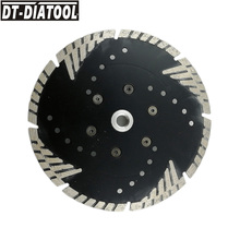 DT-DIATOOL 1piece Dia 7"/180mm M14 thread Diamond Turbo saw Blades with Slant Protection Teeth for Granite Marble Cutting Disc 2024 - buy cheap