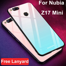 For Nubia Z17 Mini case Gradient tempered glass + soft edge cover 5.2'' For Nubia Z 17 Mini dream glass cases z17mini shell 2024 - buy cheap