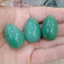 DHXYZB 3pcs Natural Dongling jade egg shape rock Quartz stone Crystal Mineral Aventurine reiki Healing for home Decor 30mm 2024 - buy cheap