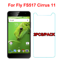 Защитное стекло для Fly Cirrus 11 Fs517, 2 шт., закаленное стекло 2.5D, Защитная пленка для Cirrus11 Fs 517 2024 - купить недорого