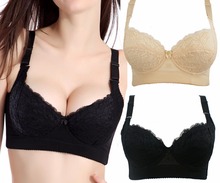 Vogue Secret Lace Bras For Women Unlined Brassiere Simple Crop Top Sexy Intimate Underwear Bra Black Nude Big Size Cup C D E F 2024 - buy cheap