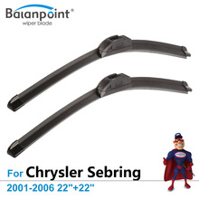 Wiper Blades for Chrysler Sebring 2001-2006 22"+22", Set of 2, Car Window Wipers 2024 - buy cheap