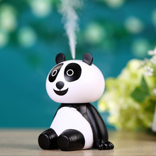 Ультразвуковой увлажнитель милый мини панда USB увлажнитель воздуха эфирные масла диффузор аромат холодный туман для дома офиса спальни гостиной 2024 - купить недорого