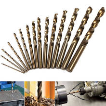 15pcs/set Cobalt Drill Bits For Metal Wood Working M35 HSS High Speed Steel Straight Shank 1.5-10mm Twist Drill Bit Power Tools 2024 - buy cheap