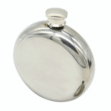 5OZ Stainless Steel Hip Flask Mini Round Alcohol Liquor Bottle High Quality Whiskey Flagon Mirror Polished Portable Pocket Flask 2024 - buy cheap