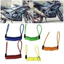 Portable Universal 1.2M Wire Bicycle Lock Spring Reminder Anti-theft Lock Rope for Motorcycles Bikes Scooters Safety Lanyar 2024 - buy cheap