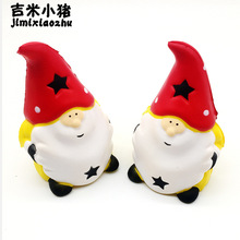 Antistress Slow Rising Kids Toy Squishy Stress Relief Big bearded Santa Claus Funny Gadgets For Adult Christmas Girl Boy Gift 2024 - buy cheap