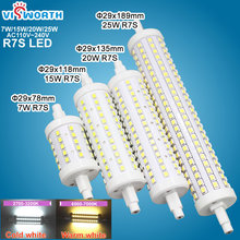 7W 15W 20W 25W R7S Led Bulb 78MM 118MM 135MM 189MM SMD2835 360 Degree Corn Light Ac 110V 220V Leds Bulb Replace Halogen Lamp 2024 - buy cheap