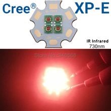 12W Cree XPE XP-E 4LEDs 4-Chip Intergrated Light Source High LED Emitter Infrared 730nm on 3V / 6V /12V 20mm Copper PCB Board 2024 - buy cheap