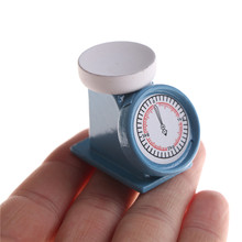 1PCS Blue Wooden Weighing Meter 1:12 Scale Weigh Scale Dolls House Accessories Miniature Gifts 2024 - buy cheap