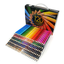 120 unids/lote de lápices de colores de madera, 120 colores de colores, papelería de dibujo, Arte Artístico, material escolar 2024 - compra barato