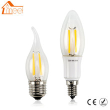 Retro LED Bulb E27 E14 Antique Vintage LED Edison Bulb C35 C35L LED Filament Light 4W  220V 240V Glass Bulb Lamp 2024 - buy cheap