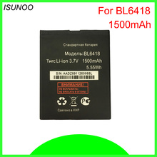 ISUNOO BL 6418 Battery For FLY FS404 Stratus 3 BL6418 1500mAh Baterij Batterie Batteries 2024 - buy cheap