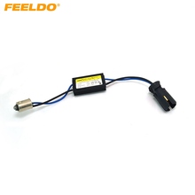Feeldo-cancelador de luz led de 1 peça dc12v ba9s, decodificador de carga, erro de carga, sem híper, flash # tablete 2024 - compre barato