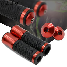 Chegada nova Motocicleta 22mm Rua & Racing Moto Apertos com final CNC billet Guiador Grips Bar Ends Slider para bicicleta da sujeira 2024 - compre barato