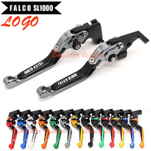 Motocicleta dobrável extensível cnc moto ajustável alavancas de freio embreagem para aprilia falco sl1000 sl 1000 2000 2001 2002 2003 2004 2024 - compre barato