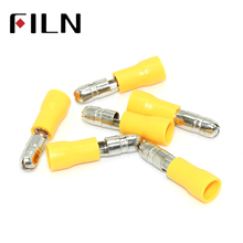 MPD5.5-195 Bullet Shaped male Insulating Joint Wire Connector Electrical Crimp Terminal AWG12-10 suit 4-6mm2 100Pcs/lot 2024 - buy cheap