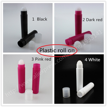 Hot sale 200pcs/lot 35ml Plastic Roll On Bottle With Platic Roller, 35CC Roll-on Perfume Bottle, Roll On Oil Container 2024 - buy cheap