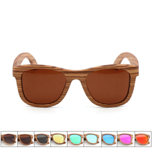 Classic Zebra Wood Polarized Sunglasses for Men and Women Handmade Sun Glasses UV400 5623 2024 - buy cheap
