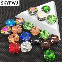 12MM Sew On Fat Square Fancy Stone With Claw Setting More Colors For Choice Garment accessory 2024 - buy cheap