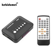 kebidumei USB 2.0 1080P HD SD/MMC TV Videos SD MMC RMVB MP3 with IR Remote Controller 5V 2A Multi TV USB HDMI Media Player Box 2024 - buy cheap