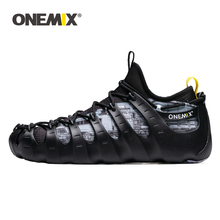 Onemix/Летняя функциональная римская обувь для бега; 1 обувь; 3 дышащие черные кроссовки; двухкомпонентная обувь для йоги; обувь для дайвинга 2024 - купить недорого