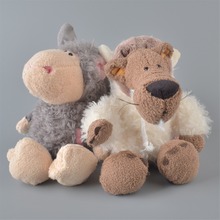 2Pcs Brand New 25cm Gray Color Sheeps And White Wolf Stuffed Plush Toy, Baby Kids Doll Gift Free Shipping 2024 - buy cheap