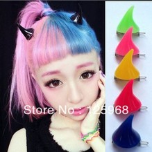 Free Shipping!2016 New Stylish Novelty Wholesale Halloween Gifts DEVIL Horns Hair Slides Clip Mutli Colors Hair Accessories 2024 - buy cheap