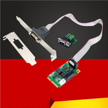 Mini PCI-E USB 2.0 to RS 232 RS422 RS485 Expansion Card Serial DB9 RS232 RS422 RS485 Mini PCI Express Adapter FT231 Chipset NEW 2024 - buy cheap