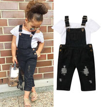 Pudcoco/Модная одежда для маленьких девочек; кружевные топы; длинные штаны; комбинезоны; комплект детской одежды из 2 предметов 2024 - купить недорого