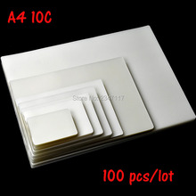Plastic Film Laminator Film Photo Film A4 Laminating Paper 100pc 100mic Laminating Paper PET Material 2024 - buy cheap