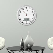 Многофункциональные современные настенные часы с датой температуры дисплей домашний офис Спальня украшение таймер 2024 - купить недорого